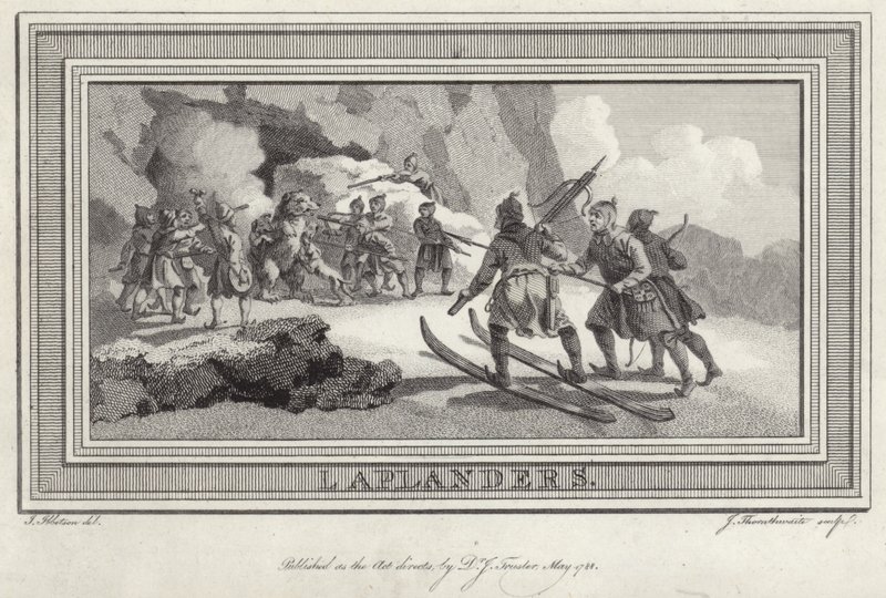 Lapończycy autorstwa Julius Caesar Ibbetson