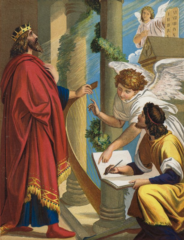 Petycja Dawida autorstwa Julius Schnorr von Carolsfeld
