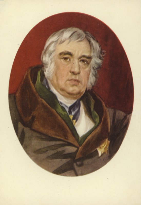 Iwan Kryłow, rosyjski bajkopisarz autorstwa Karl Pavlovich Bryullov