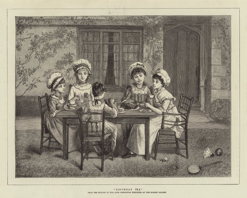 Herbata Urodzinowa autorstwa Kate Greenaway