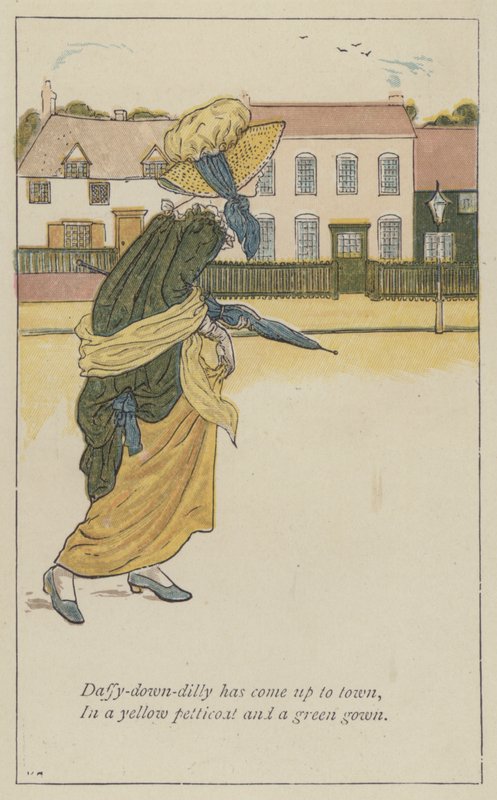 Daffy-down-dilly przybył do miasta autorstwa Kate Greenaway