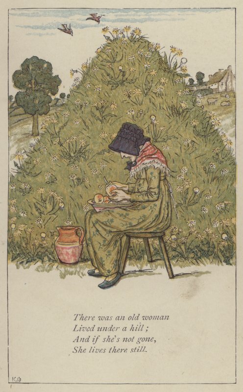 Była stara kobieta autorstwa Kate Greenaway