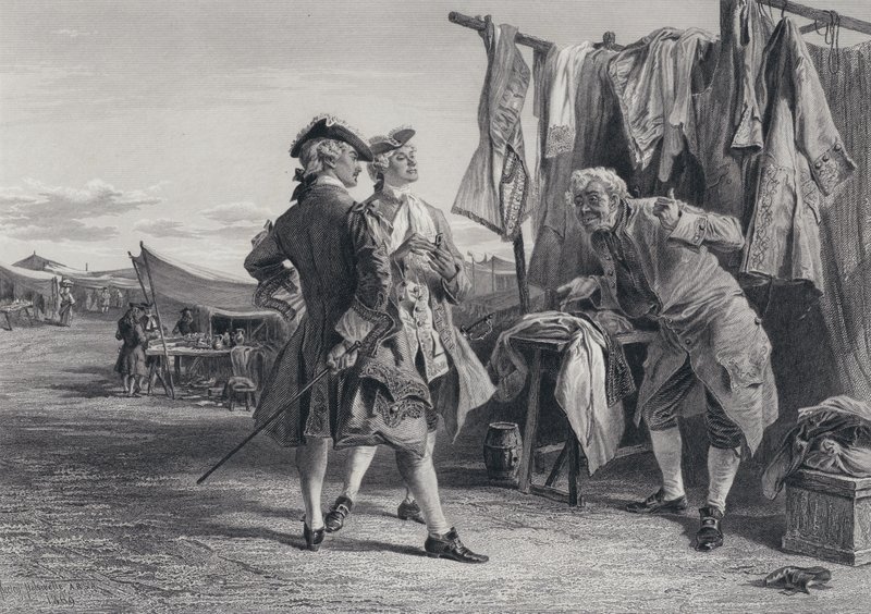 Ilustracja do pirata Sir Waltera Scotta (grafika) autorstwa Keeley Halswelle