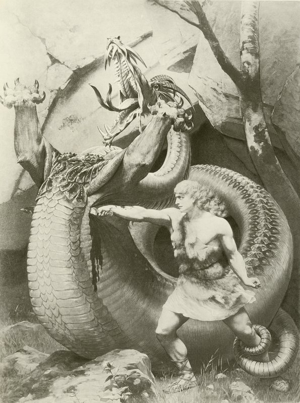 Zygfryd, Akt II scena vi (rycina) autorstwa Konrad Dielitz