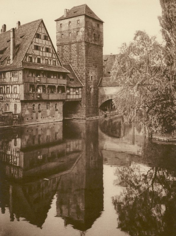 Norymberga, Der Henkersteg; Norymberga, „Henkersteg” (zdjęcie czarno-białe) autorstwa Kurt Hielscher