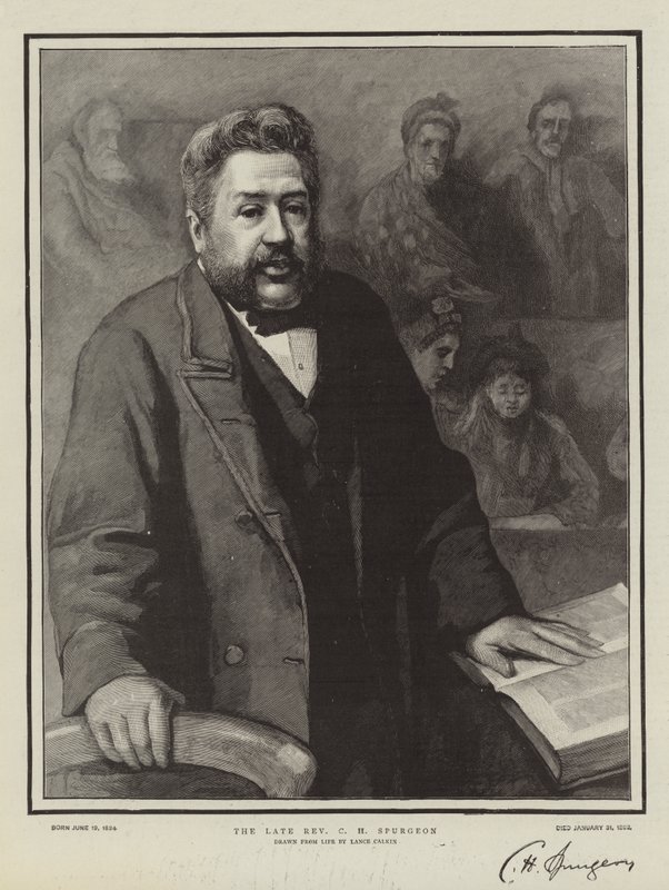 Późny wielebny C H Spurgeon autorstwa Lance Calkin