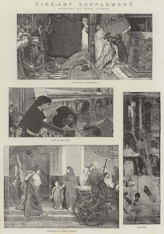 Dodatek do dzieł sztuki autorstwa Lawrence Alma Tadema