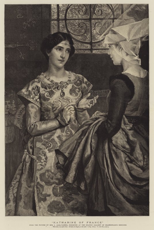 Katarzyna z Francji autorstwa Lawrence Alma Tadema