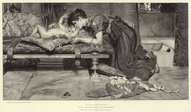 Ziemski raj autorstwa Lawrence Alma Tadema