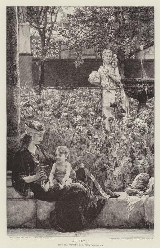 Idylla autorstwa Lawrence Alma Tadema