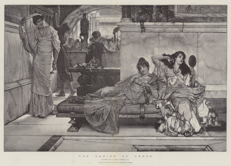 Sanktuarium Wenus autorstwa Lawrence Alma Tadema