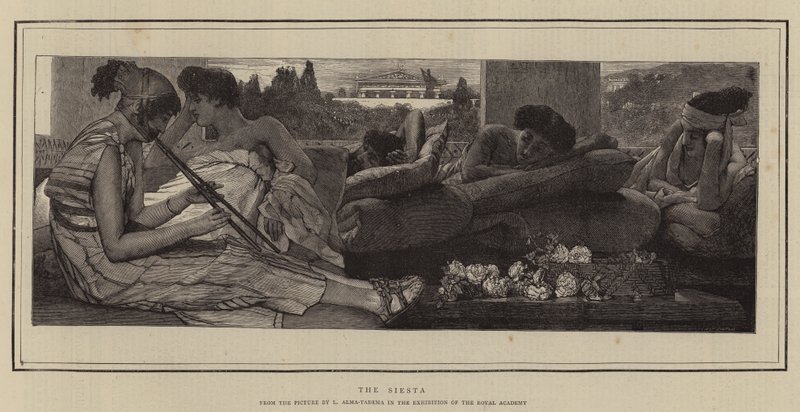 Siesta autorstwa Lawrence Alma Tadema