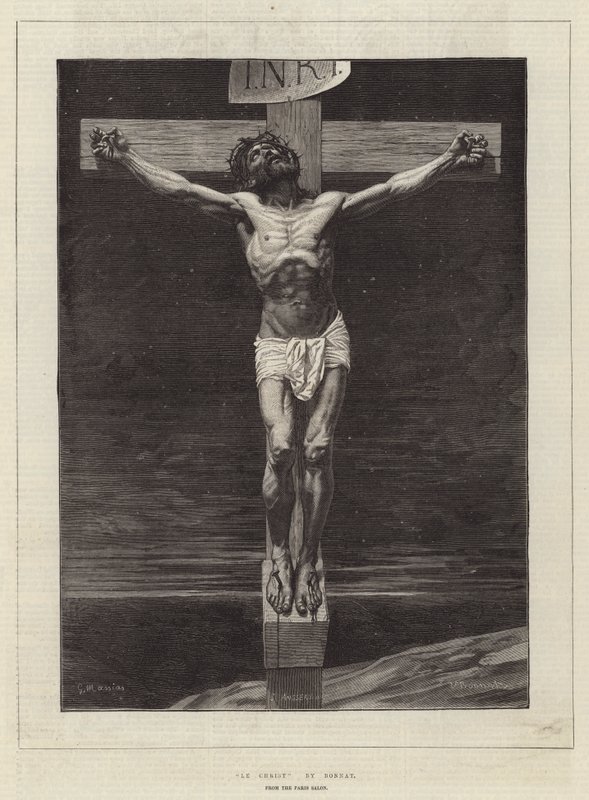 Le Christ, z Salonu Paryskiego autorstwa Leon Joseph Florentin Bonnat
