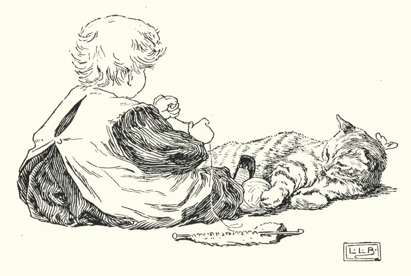Kocham małą cipkę, jej płaszcz jest taki ciepły (grawerunek) autorstwa Leonard Leslie Brooke