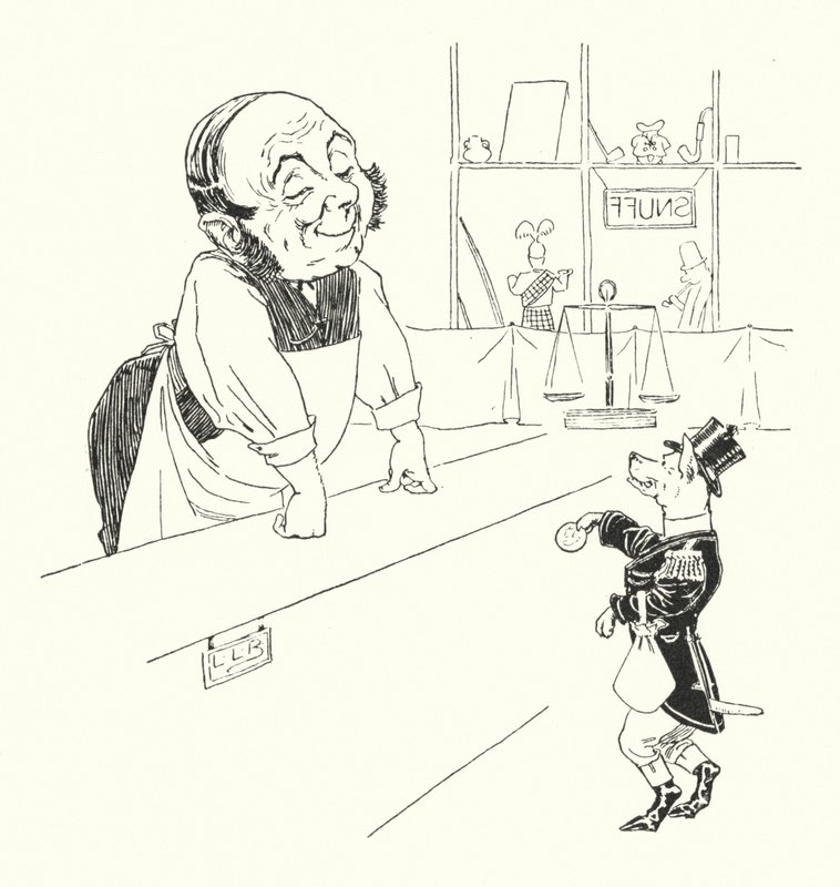 Miałem małego psa i nazywali go Buff (grawerowanie) autorstwa Leonard Leslie Brooke