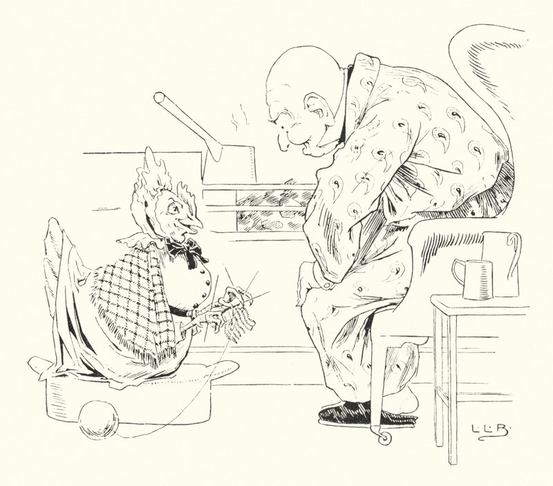 Miałem małą kurę, najładniejszą jaką widziałem (grawerunek) autorstwa Leonard Leslie Brooke