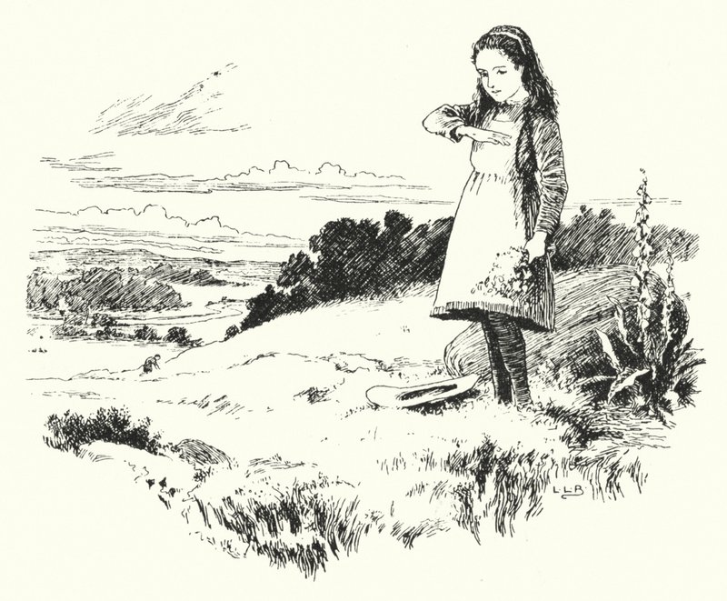 Ptaszku, ptaszku, odlatuj do domu (grawerowanie) autorstwa Leonard Leslie Brooke