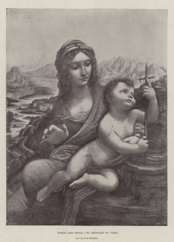 Dziewica i Dziecko autorstwa Leonardo da Vinci