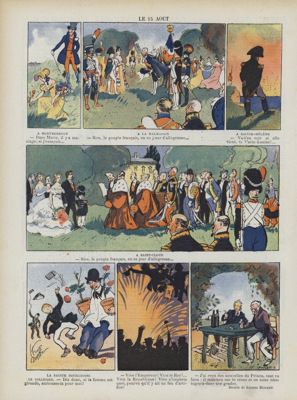15 sierpnia Ilustracja do Le Rire autorstwa Leonce Burret