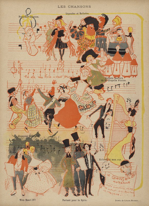 Ilustracja do Le Rire autorstwa Leonce Burret