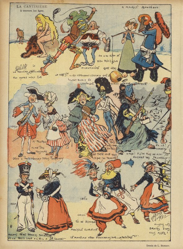 Ilustracja do Le Rire autorstwa Leonce Burret