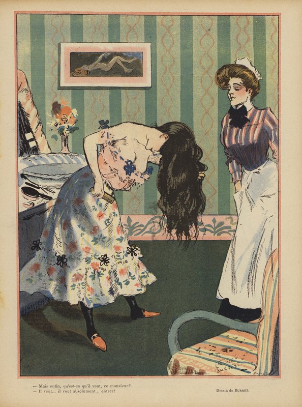 Ilustracja do Le Rire autorstwa Leonce Burret