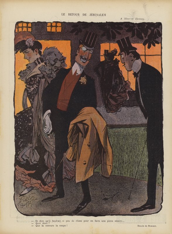 Ilustracja do Le Rire autorstwa Leonce Burret