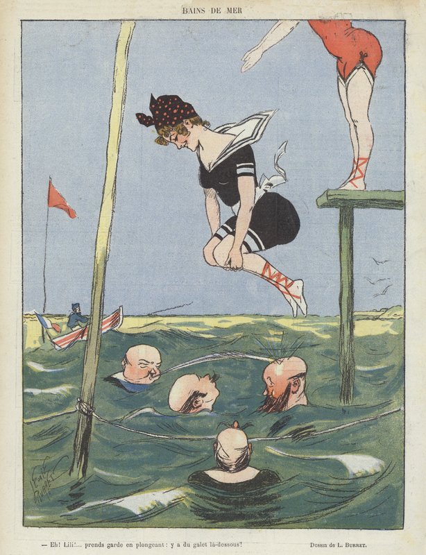 Ilustracja do Le Rire autorstwa Leonce Burret