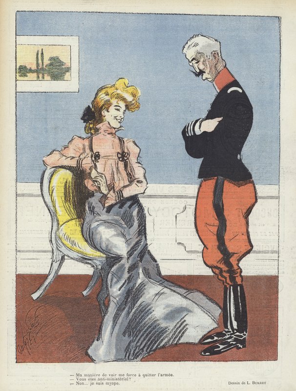 Ilustracja do Le Rire autorstwa Leonce Burret