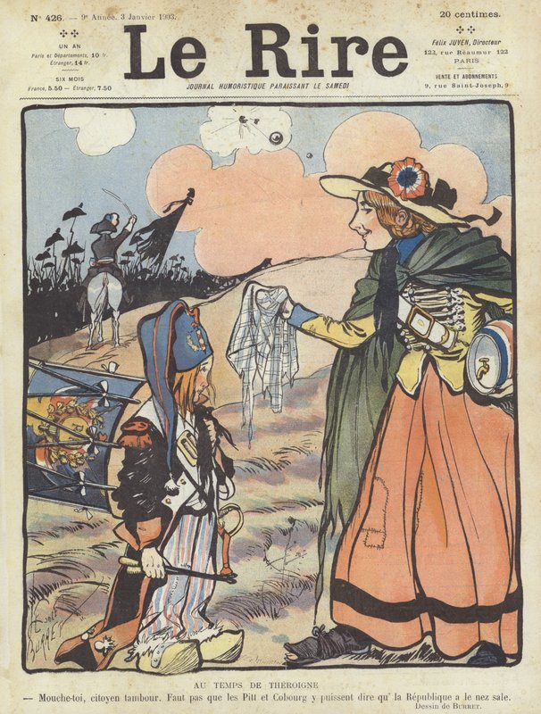 Ilustracja do Le Rire autorstwa Leonce Burret