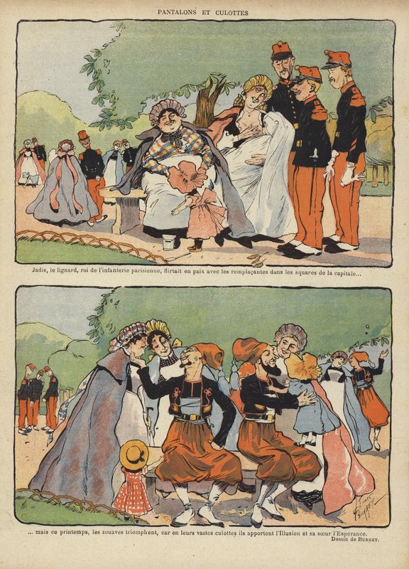 Ilustracja do Le Rire autorstwa Leonce Burret