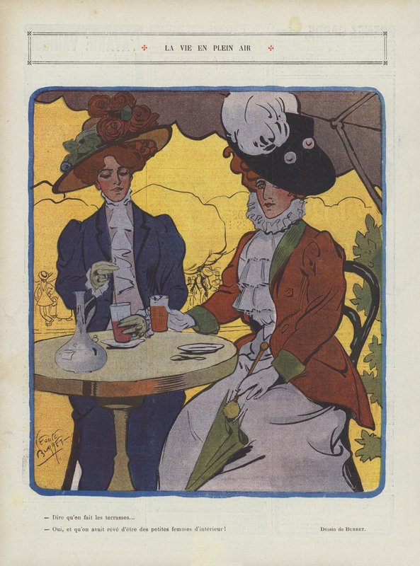 Ilustracja do Le Rire autorstwa Leonce Burret