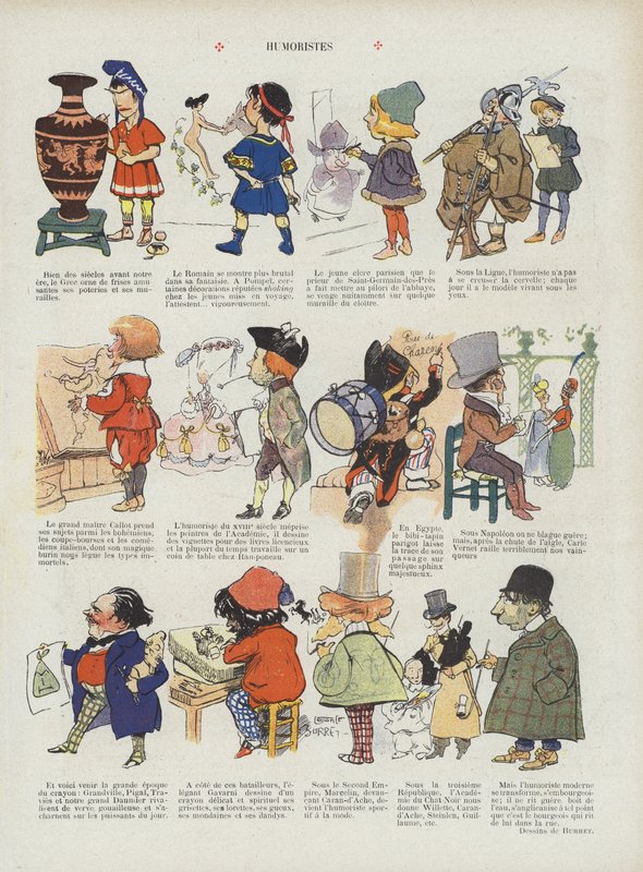 Ilustracja do Le Rire autorstwa Leonce Burret