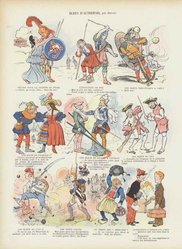 Ilustracja do Le Rire autorstwa Leonce Burret