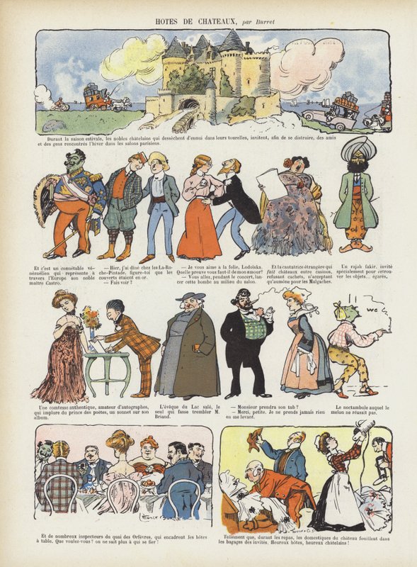 Ilustracja do Le Rire autorstwa Leonce Burret