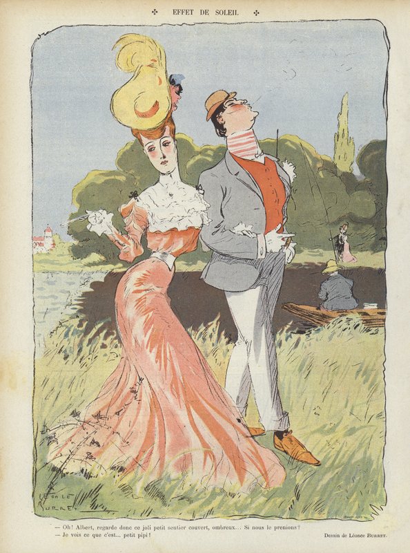 Ilustracja do Le Rire autorstwa Leonce Burret