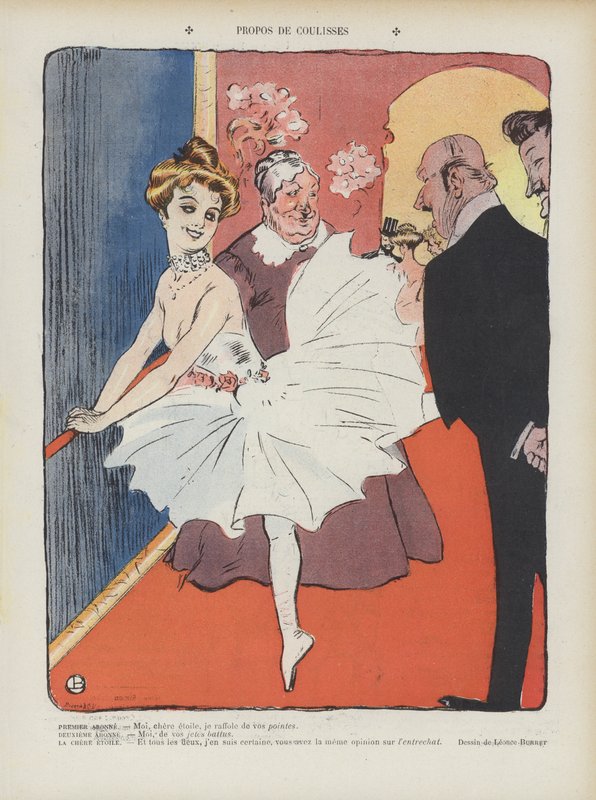 Ilustracja do Le Rire autorstwa Leonce Burret