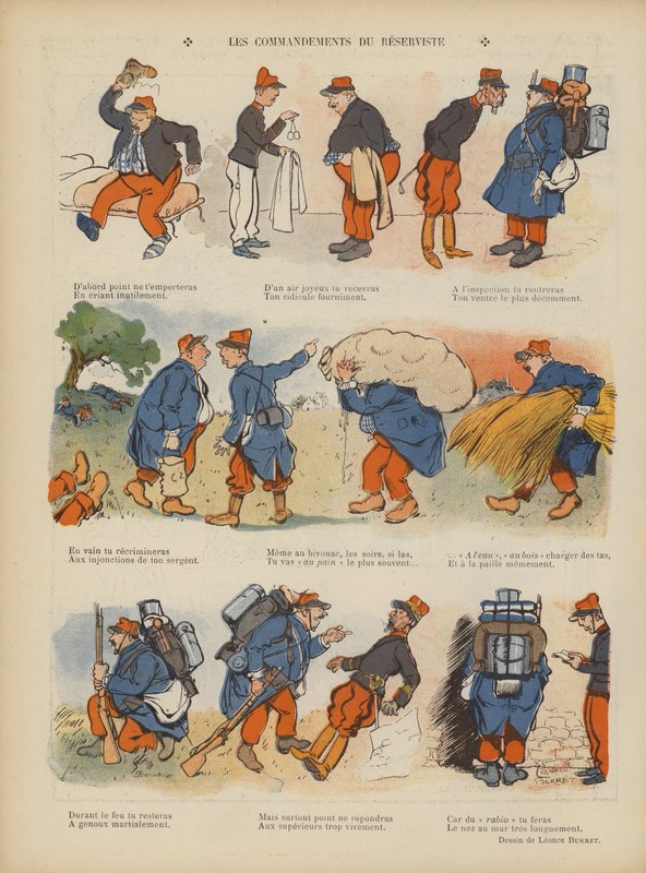 Ilustracja do Le Rire autorstwa Leonce Burret