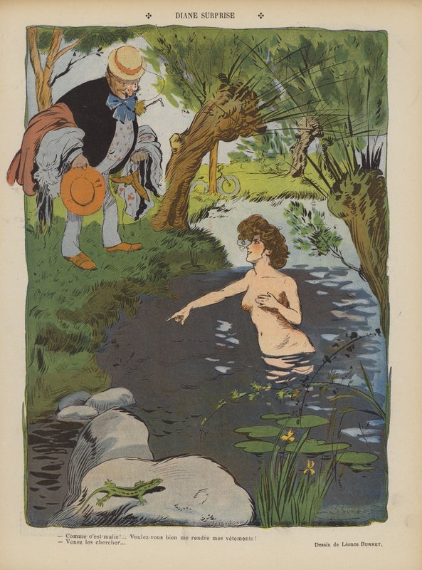 Ilustracja do Le Rire autorstwa Leonce Burret