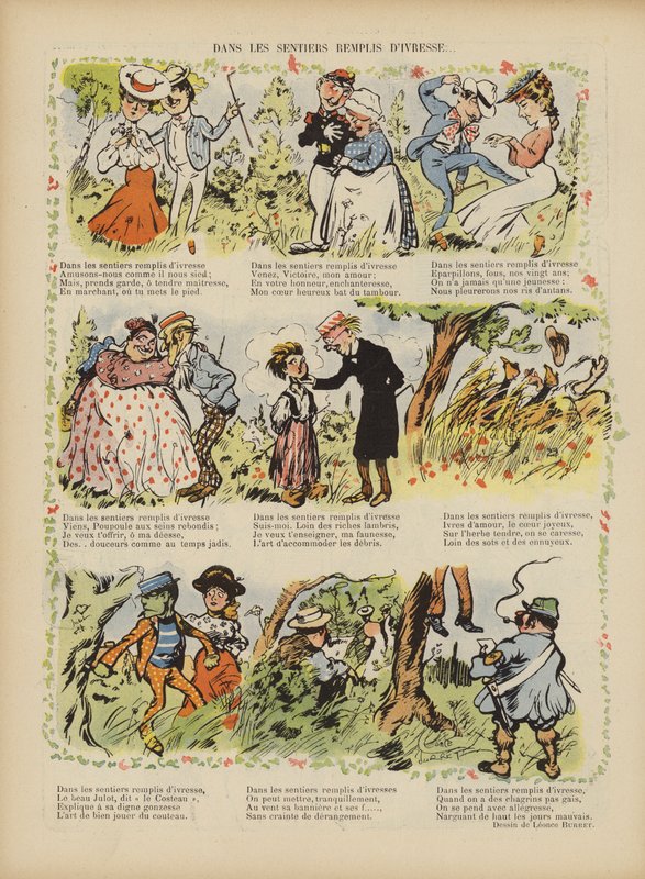 Ilustracja do Le Rire autorstwa Leonce Burret