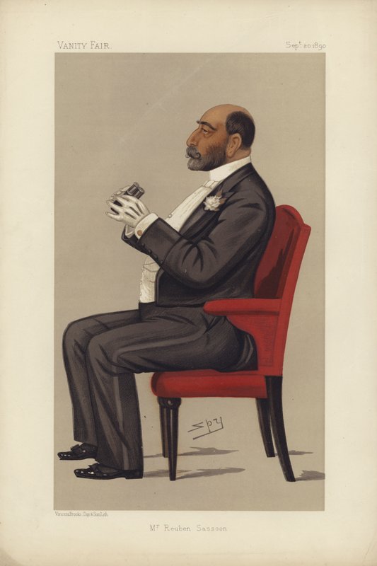 Pan Reuben Sassoon (kolor lito) autorstwa Leslie Matthew Ward