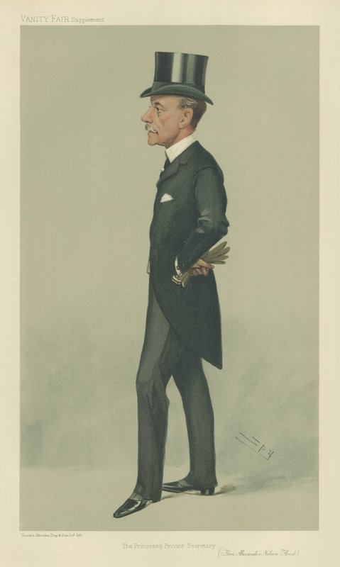 Alexander Nelson Hood autorstwa Leslie Matthew Ward
