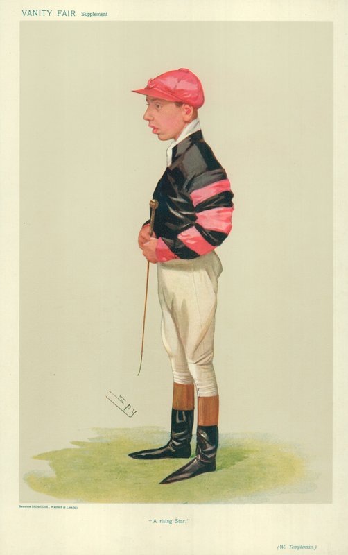 Arthur Templeman, Wschodząca gwiazda, 7 listopada 1906, komiks Vanity Fair autorstwa Leslie Matthew Ward