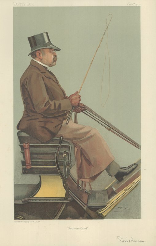 Baron Adolf Wilhelm Deichmann autorstwa Leslie Matthew Ward