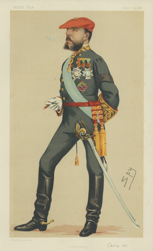 Carlo VII z Hiszpanii autorstwa Leslie Matthew Ward