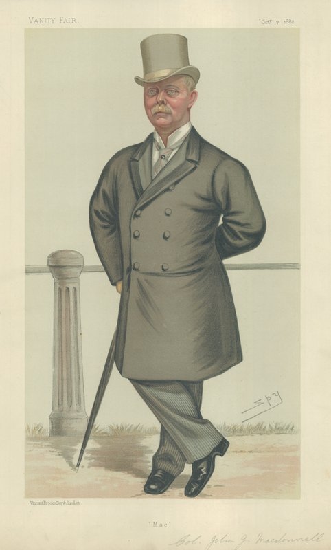 Pułkownik John J. MacDonnell autorstwa Leslie Matthew Ward