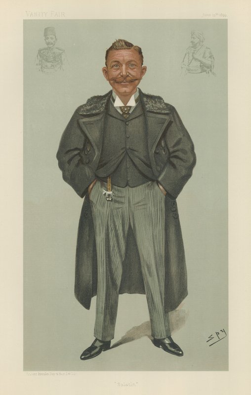 Pułkownik Sir Rudolf Carl von Slatin autorstwa Leslie Matthew Ward