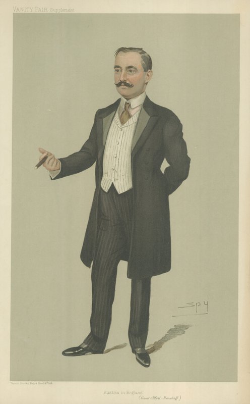 Hrabia Albert Mensdorff autorstwa Leslie Matthew Ward