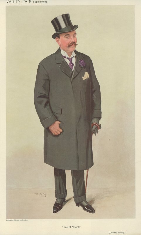 Godfrey Baring autorstwa Leslie Matthew Ward