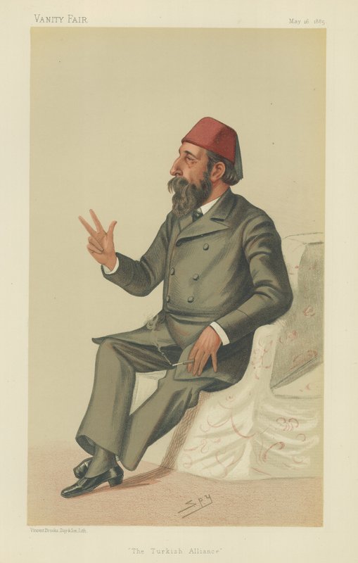 Hassan Fehmy Pasza autorstwa Leslie Matthew Ward
